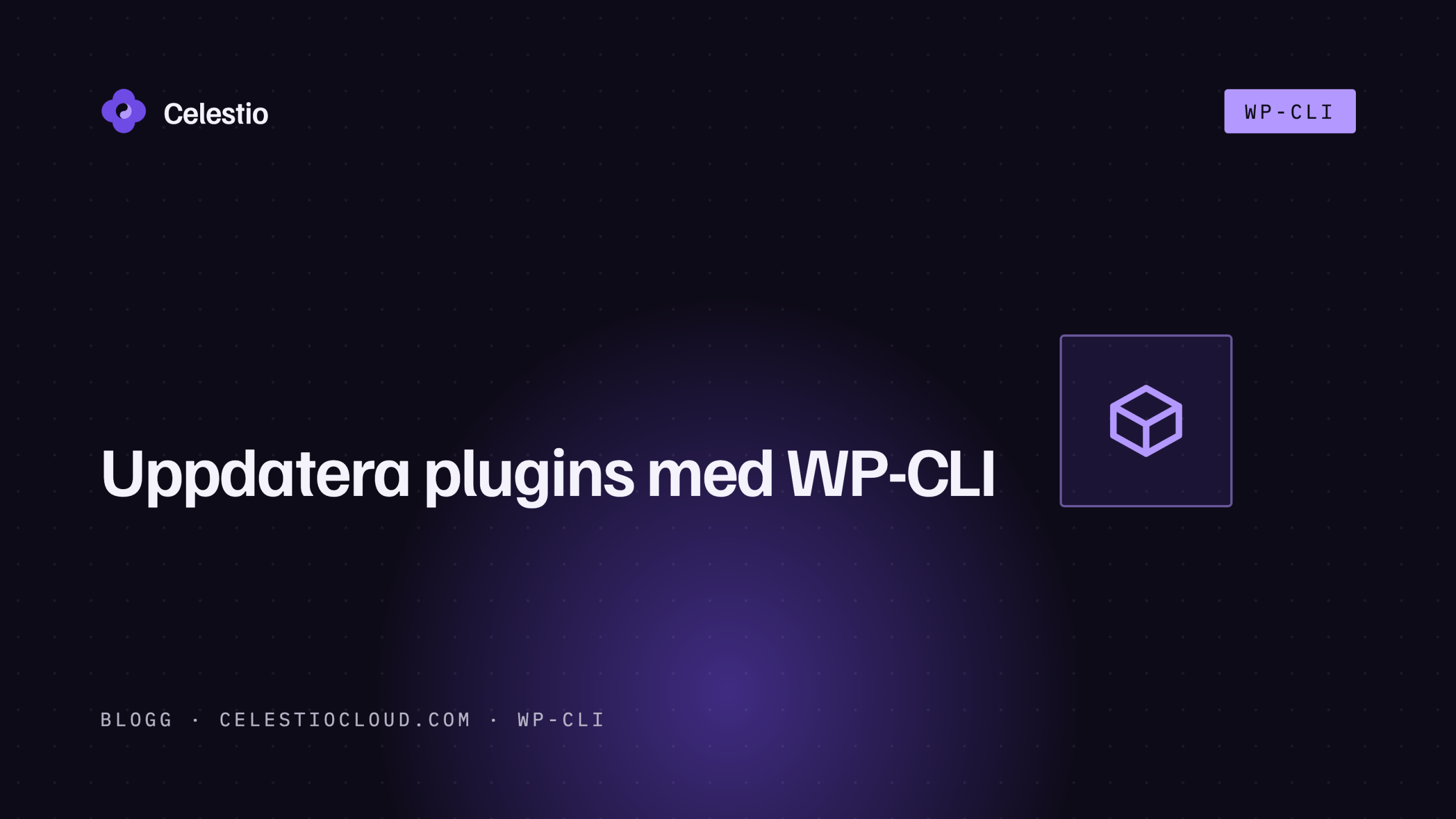 Uppdatera plugins med WP-CLI