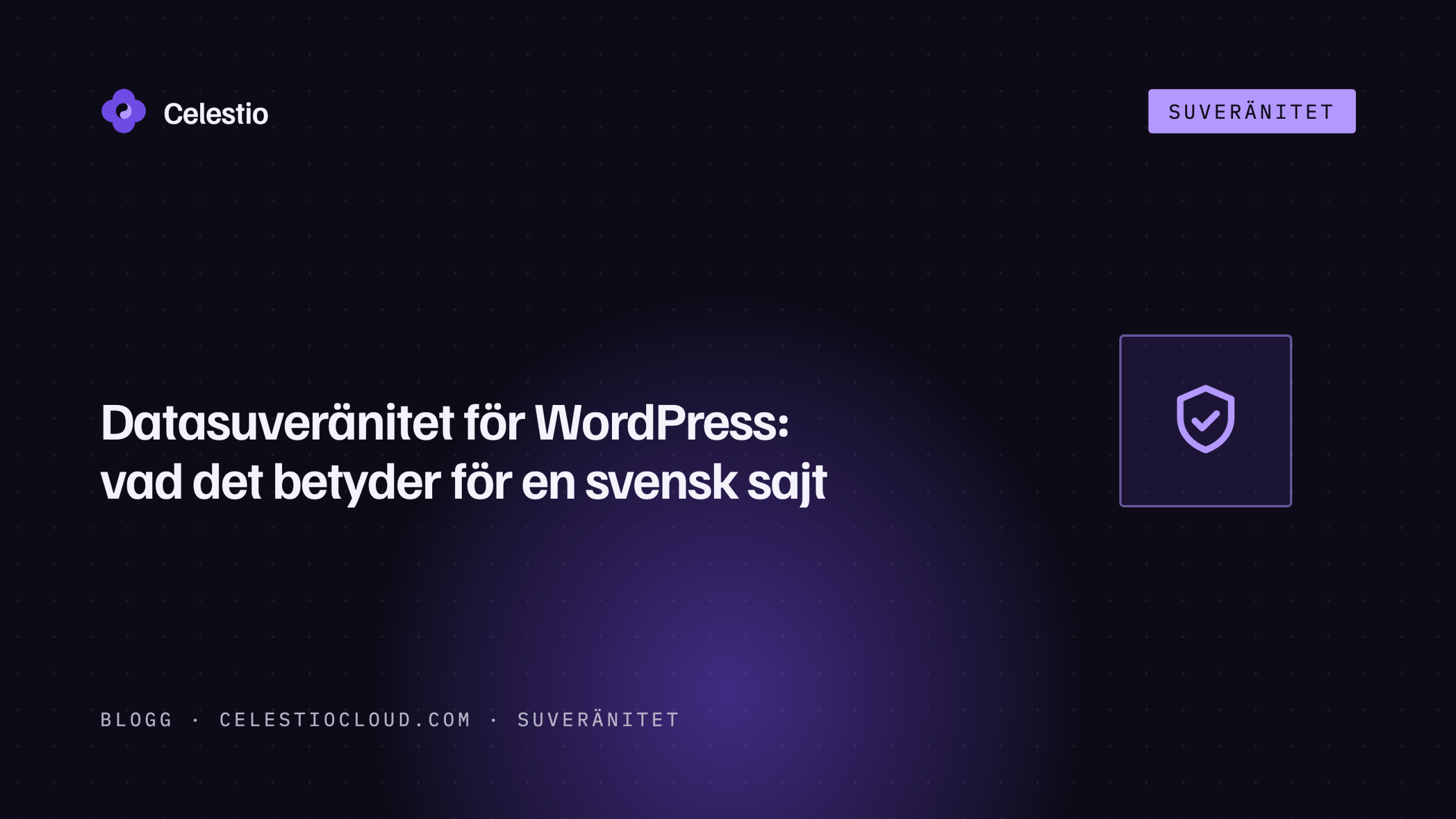 Datasuveränitet för WordPress: vad det betyder för en svensk sajt