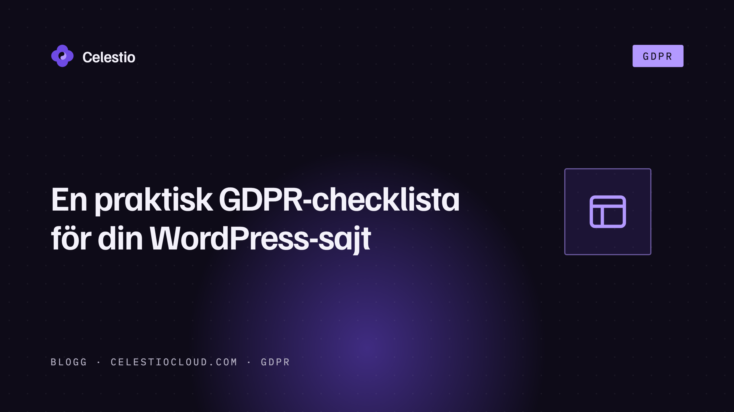 En praktisk GDPR-checklista för din WordPress-sajt