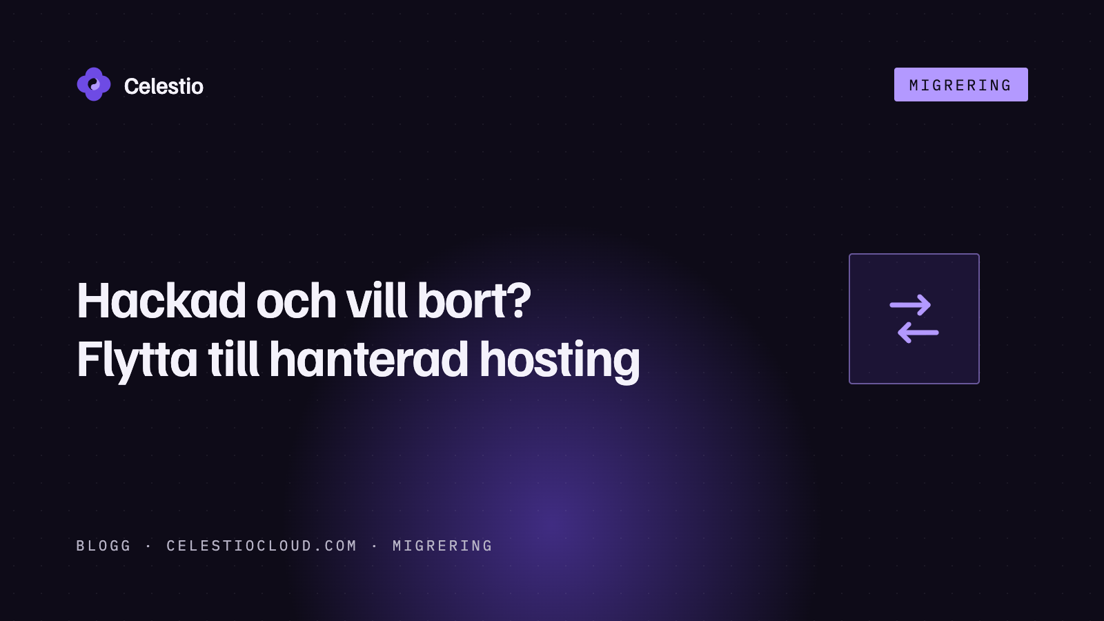 Hackad och vill bort? Flytta till ren, hanterad WordPress-hosting utan driftstopp