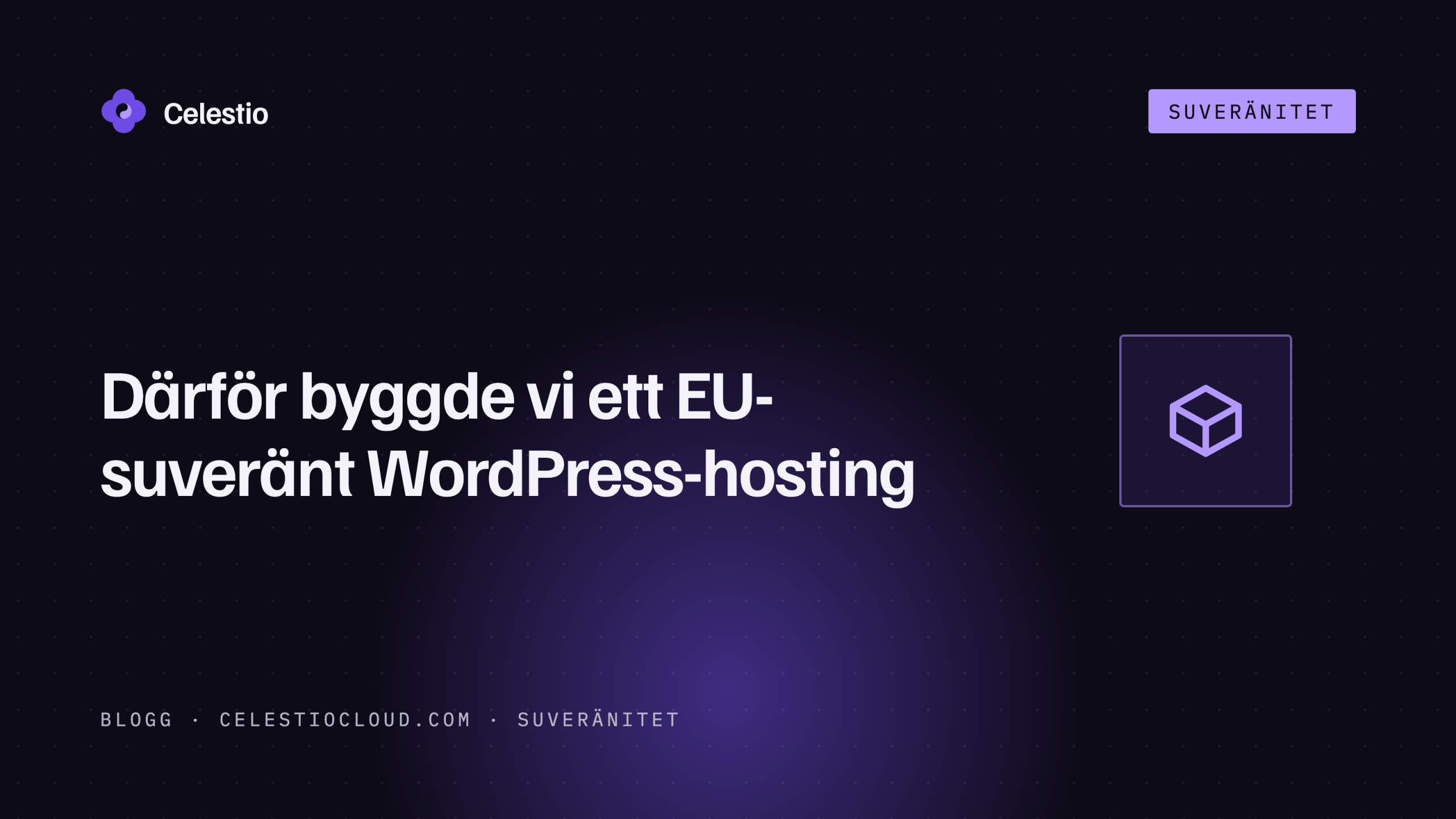 Därför byggde vi ett EU-suveränt WordPress-hosting