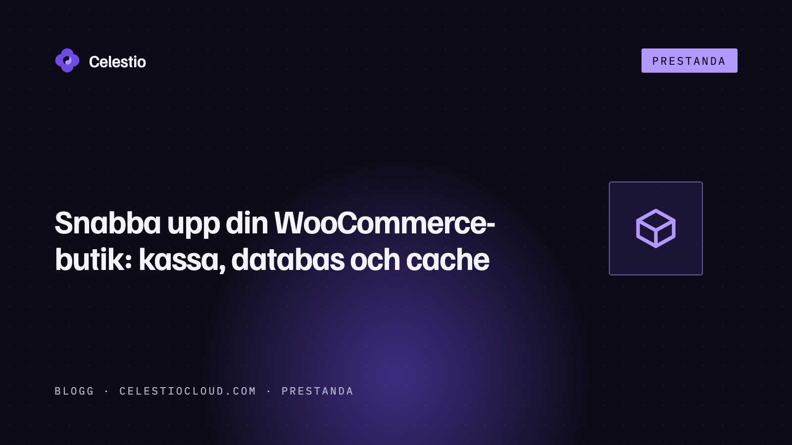 Snabba upp din WooCommerce-butik: kassa, databas och cache för dynamiska sidor